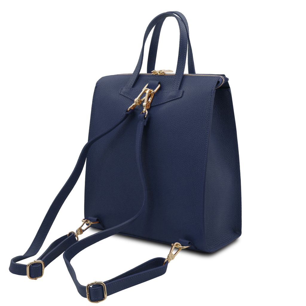 tl-bag-leather-backpack-for-women-tl142211 - Tummansininen - kuva 3