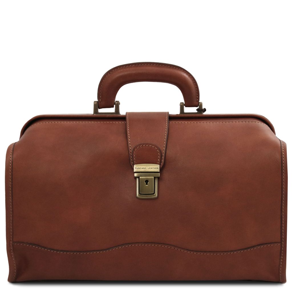 raffaello-doctor-leather-bag-tl142332 - Ruskea