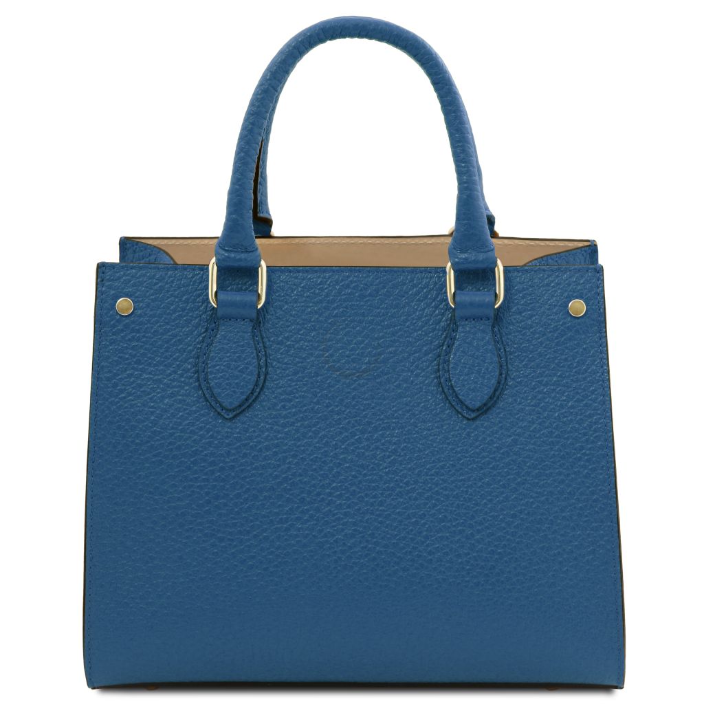 dama-leather-handbag-tl142565 - Deniminsininen - kuva 3