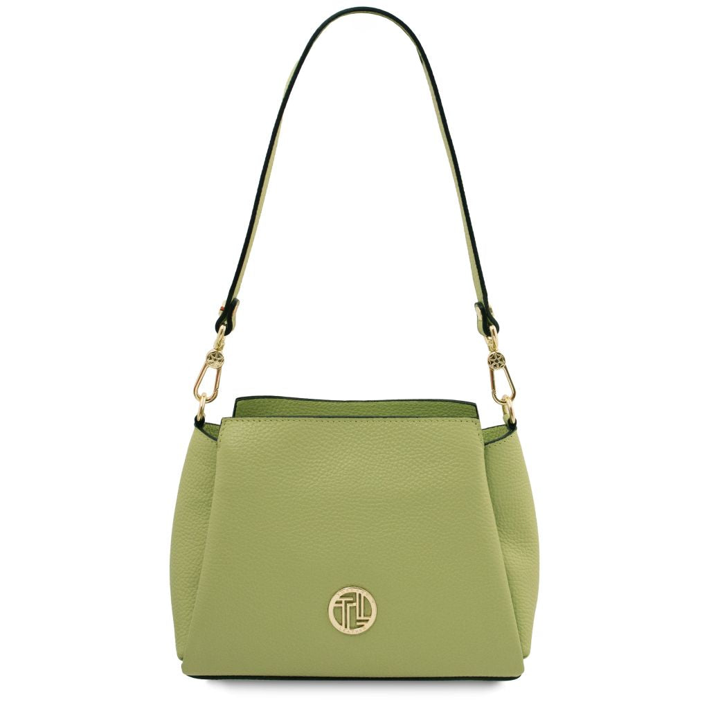 abby-leather-handbag-tl142500 - Limenvihreä