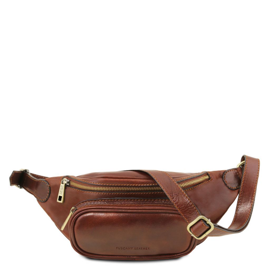leather-fanny-pack-tl141797 - Ruskea