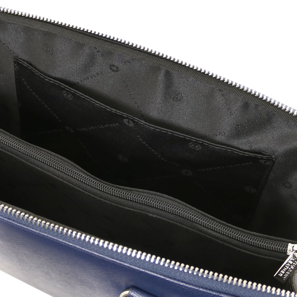 verona-saffiano-leather-business-bag-tl142547 - Tummansininen - kuva 7