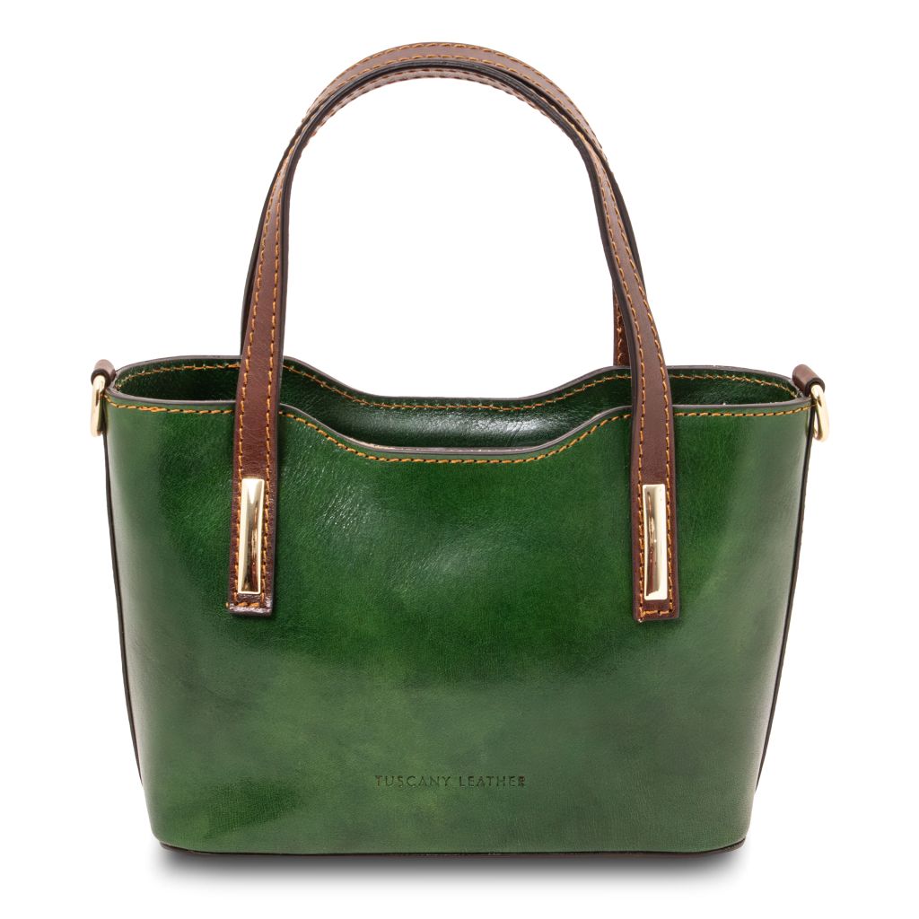 amelia-leather-tote-tl142406 - Vihreä
