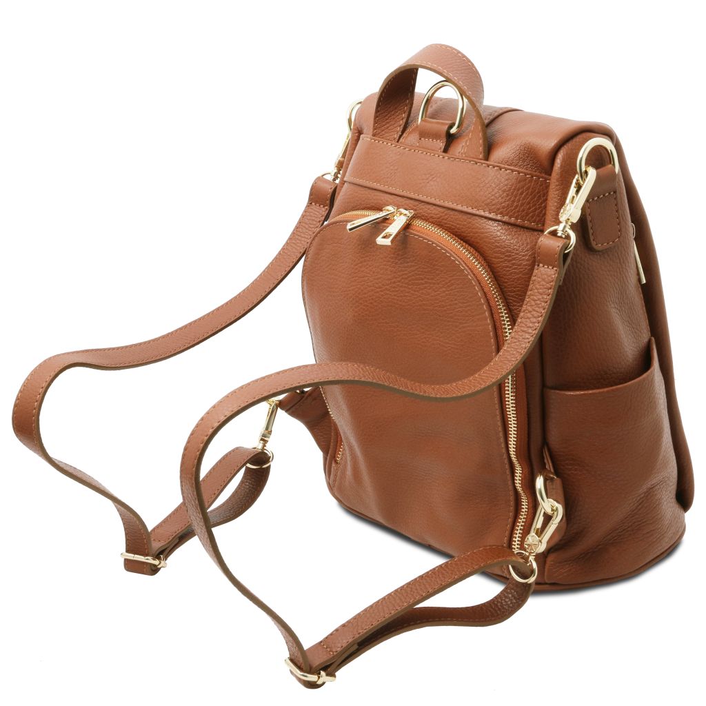 tl-bag-soft-leather-backpack-tl142138 - Konjakki - kuva 3