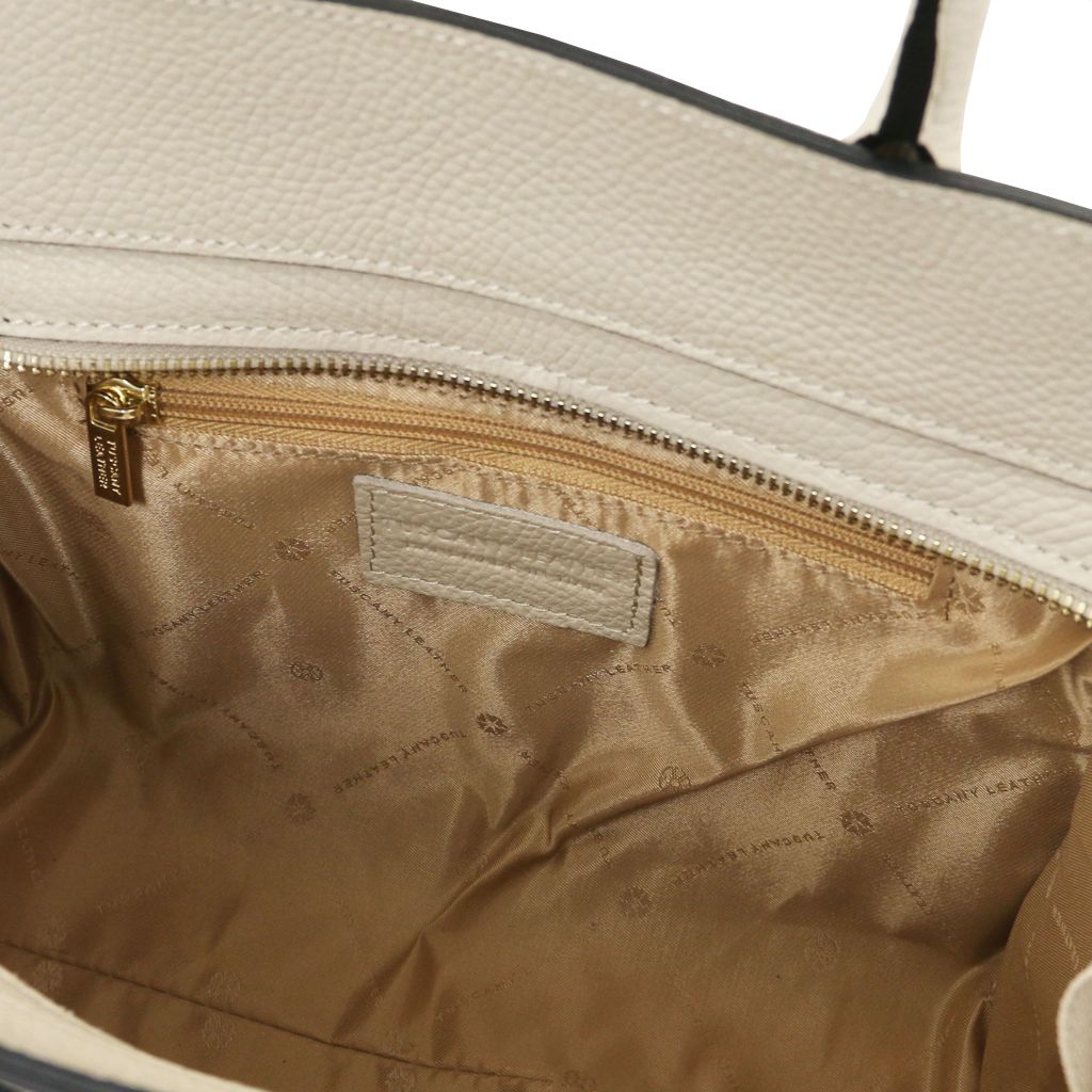 origami-leather-tote-tl142507 - Beige - kuva 5