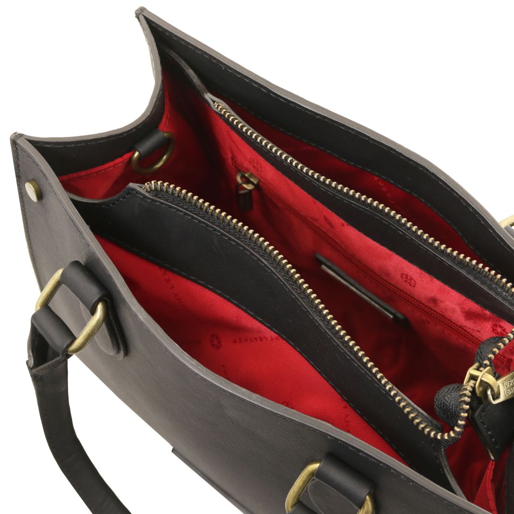 dama-leather-handbag-tl142564 - Musta - kuva 5