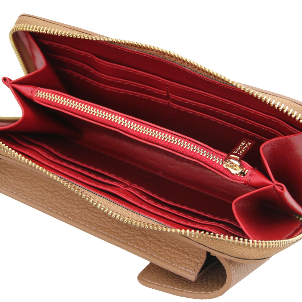 tl-bag-leather-wallet-phone-holder-with-strap-tl142323 - Karamelli - kuva 4