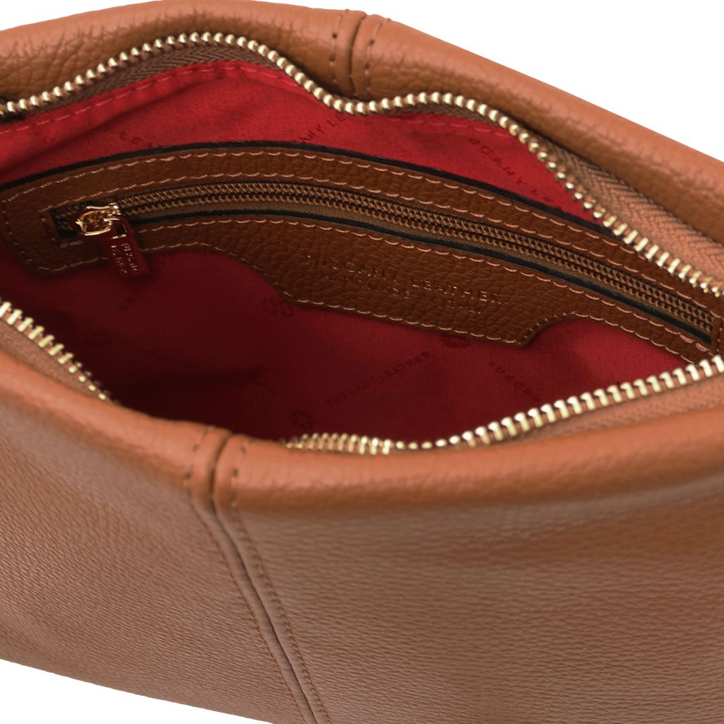 tl-bag-soft-leather-shoulder-bag-tl141720 - Konjakki - kuva 3