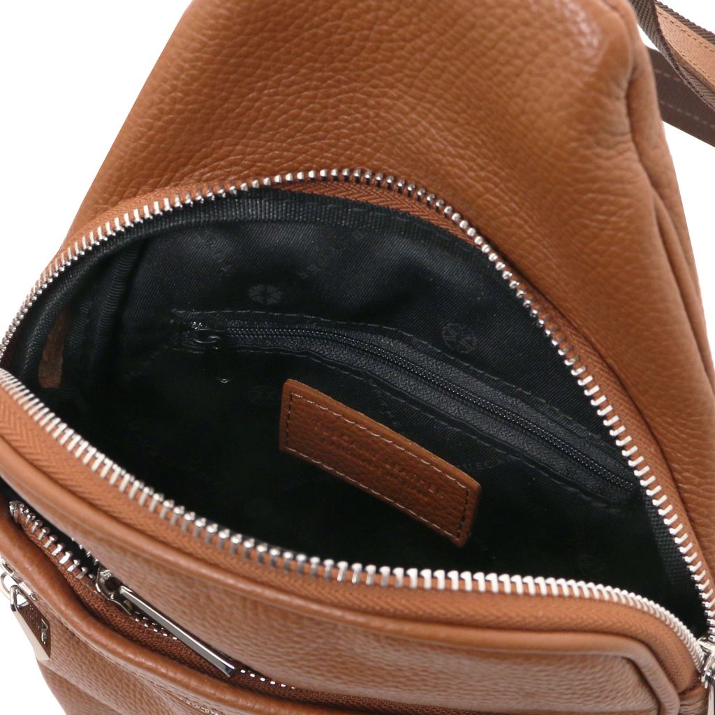 albert-soft-leather-crossover-bag-tl142022 - Konjakki - kuva 3