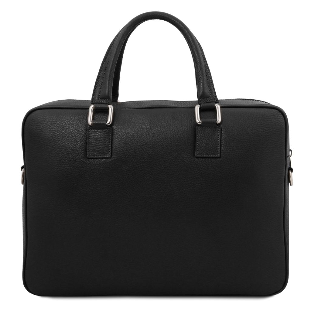 treviso-leather-laptop-briefcase-tl142546 - Musta - kuva 3