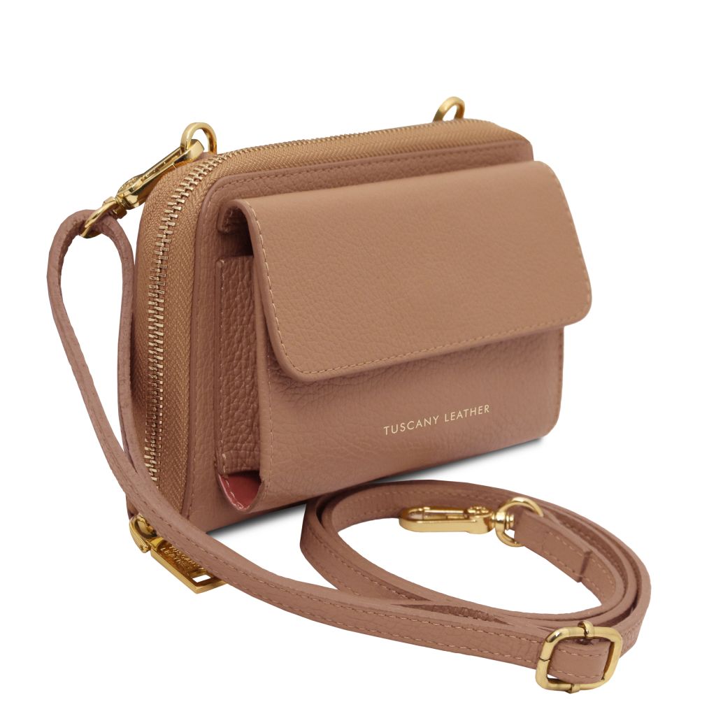 urania-leather-wallet-phone-holder-with-strap-tl142433 - Karamelli - kuva 2