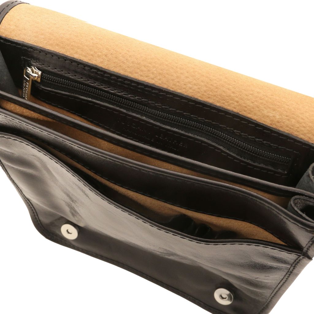tl-messenger-two-compartments-leather-shoulder-bag-tl141255 - Musta - kuva 6
