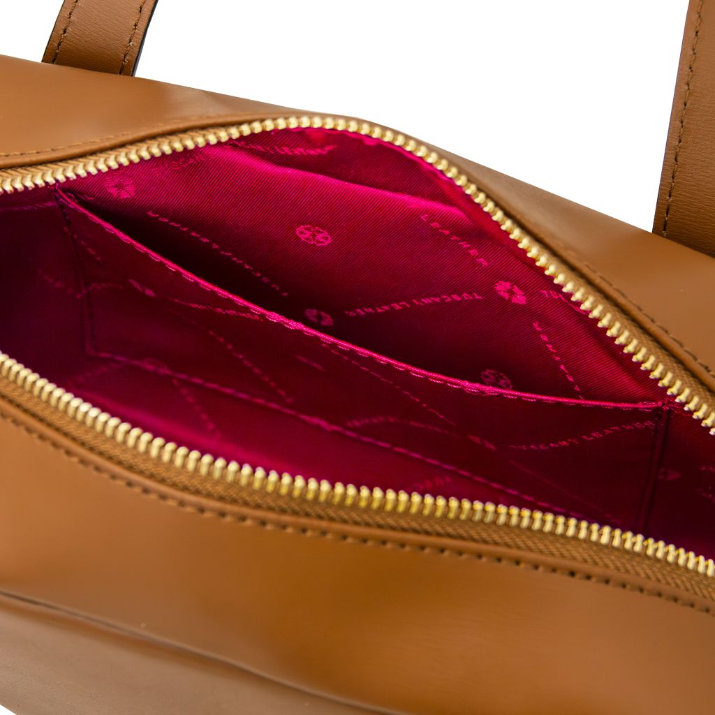 eclaire-leather-shoulder-bag-tl142581 - Konjakki - kuva 6