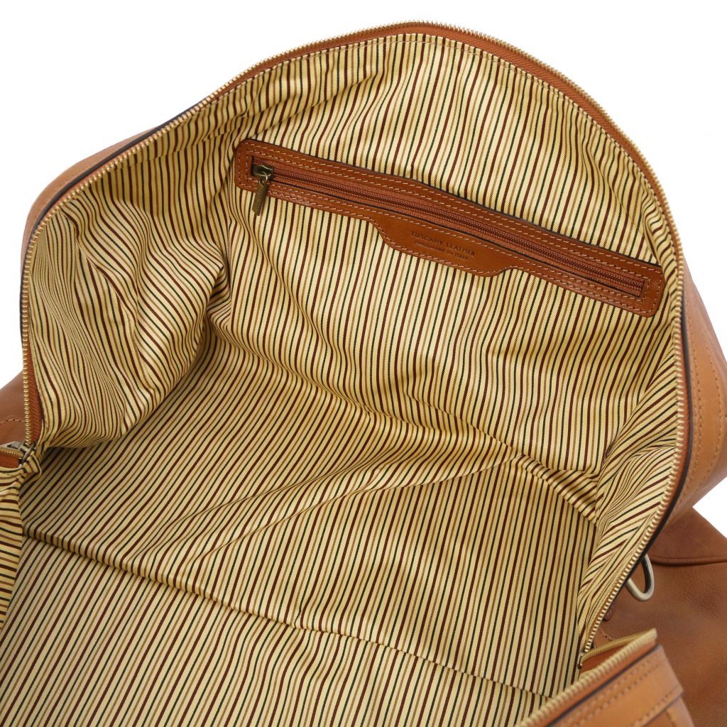 oslo-leather-travel-duffle-bag-weekender-bag-tl141913 - Luonnonväri - kuva 6