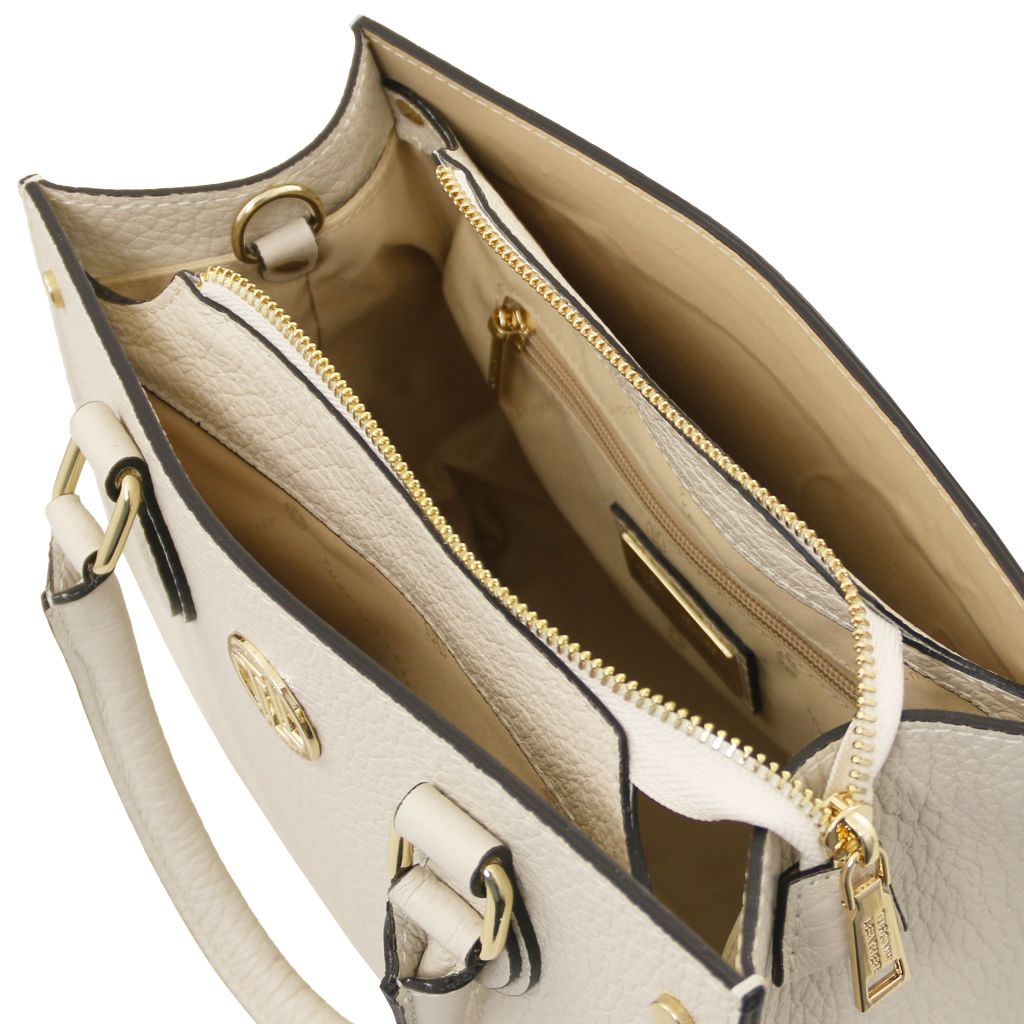 dama-leather-handbag-tl142565 - Beige - kuva 5