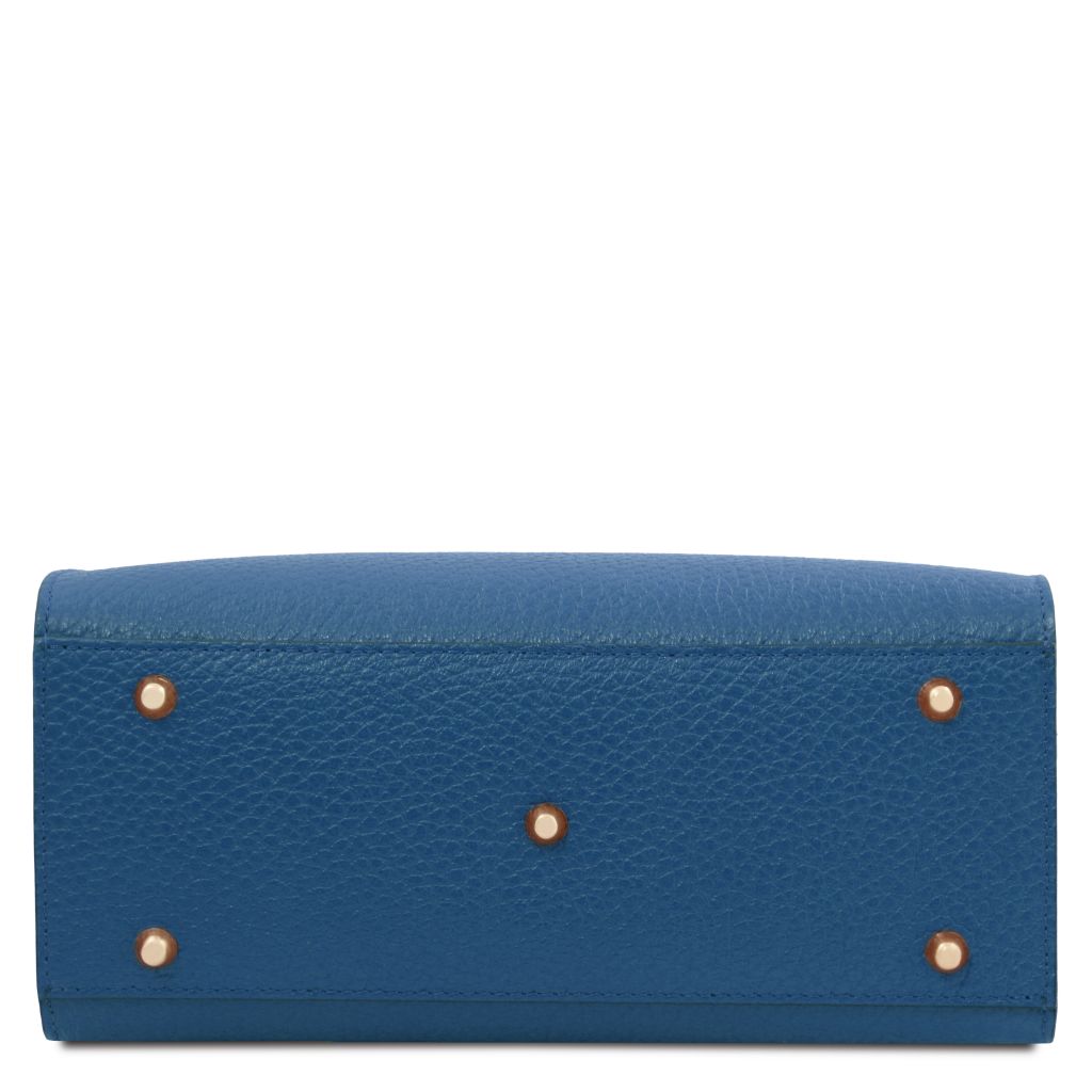 dama-leather-handbag-tl142565 - Deniminsininen - kuva 4