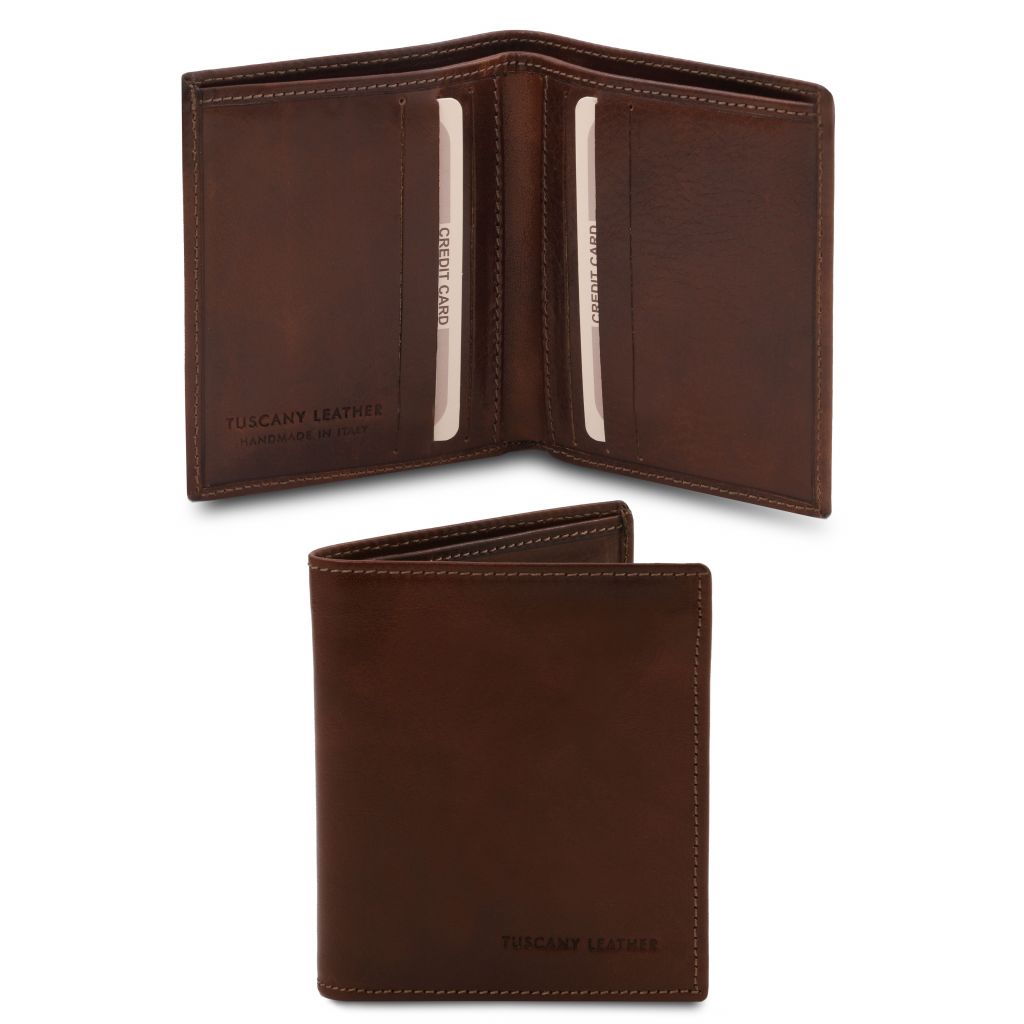 exclusive-2-fold-leather-wallet-for-men-tl142064 - Tummanruskea
