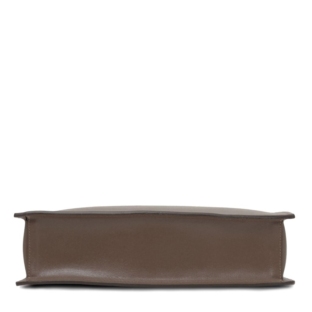 palermo-saffiano-leather-briefcase-3-compartments-for-women-tl141369 - Tumma taupe - kuva 4