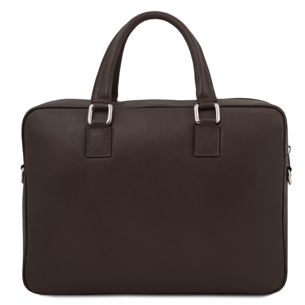 ferrara-leather-laptop-briefcase-tl142548 - Tummanruskea - kuva 3