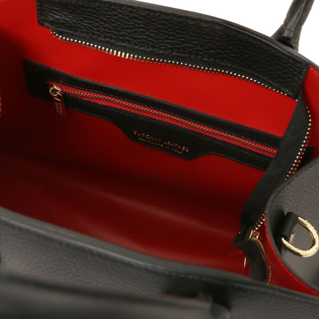 coccola-leather-handbag-tl142421 - Musta - kuva 6