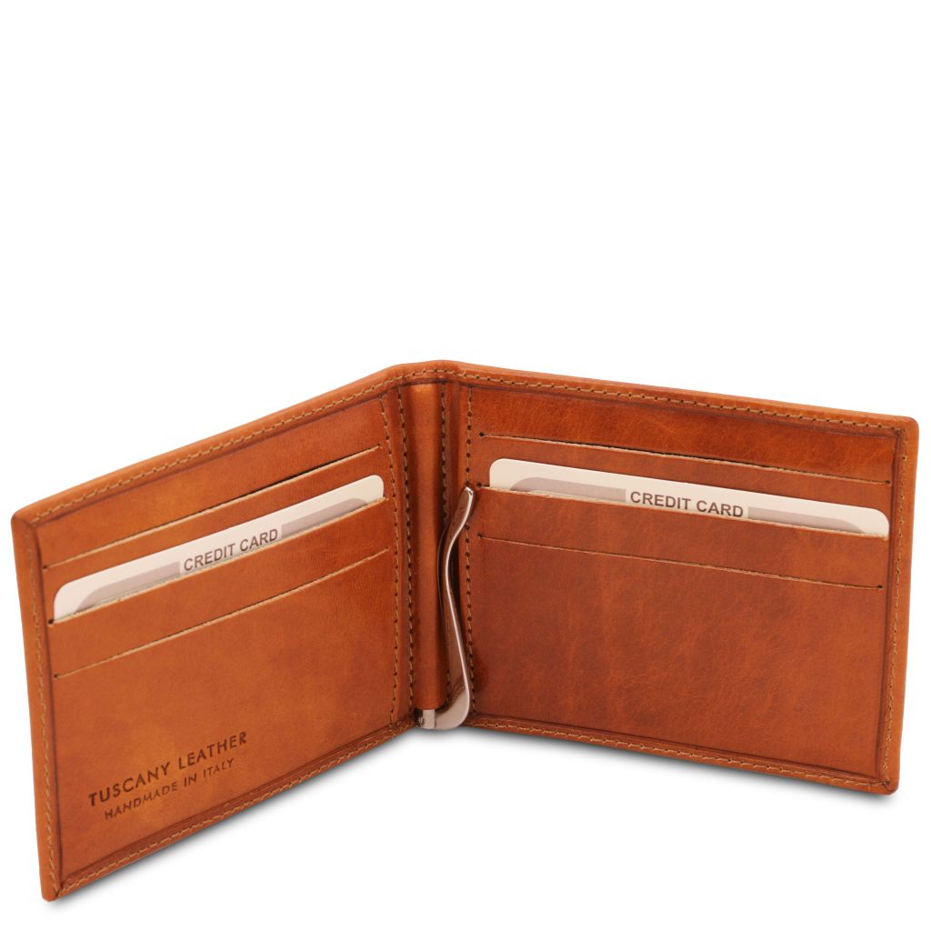 exclusive-leather-card-holder-with-money-clip-tl142055 - Hunaja - kuva 2