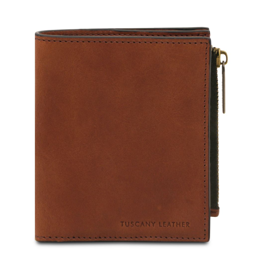 exclusive-leather-wallet-tl142591 - Ruskea