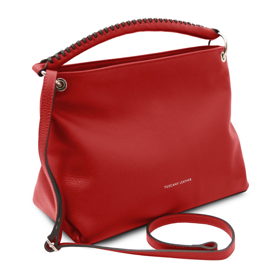 tl-bag-soft-leather-shoulder-bag-tl142087 - Huulipunainen - kuva 2