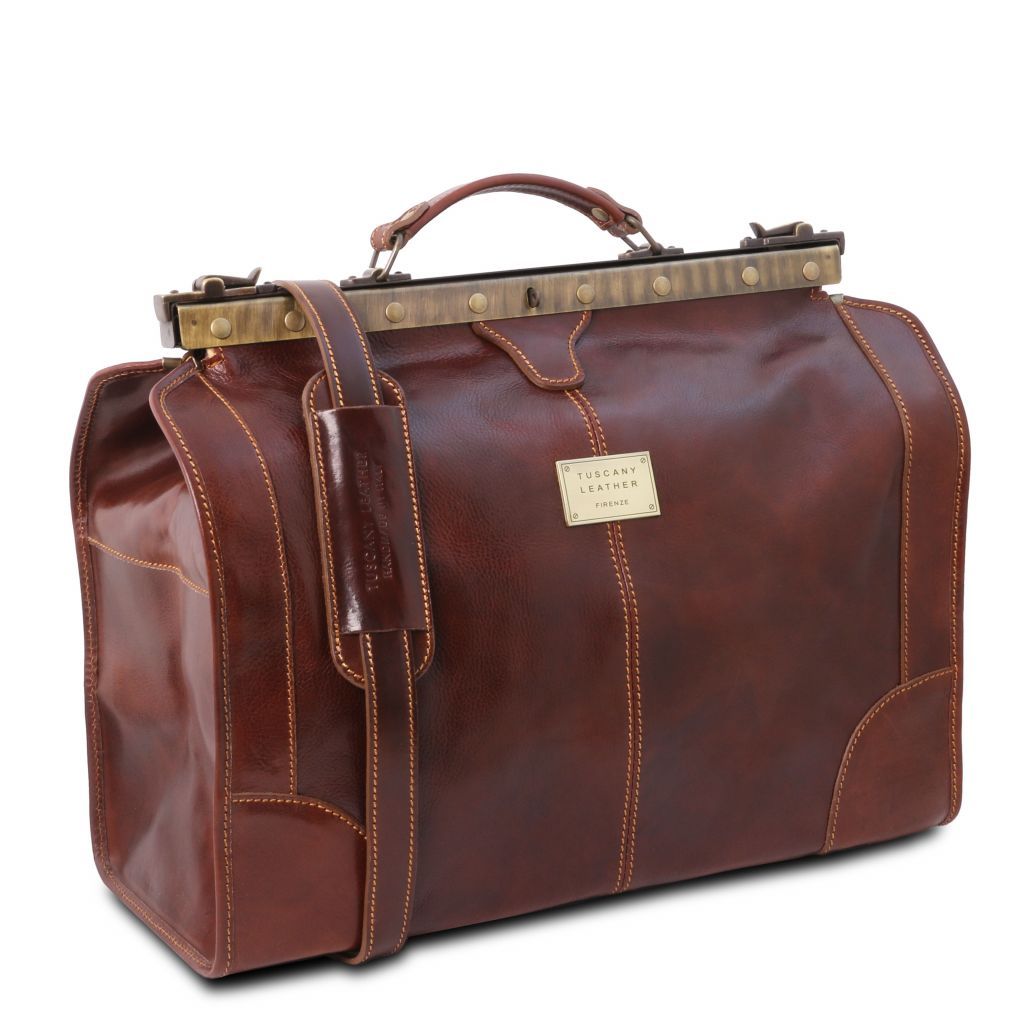 madrid-gladstone-leather-bag-small-size-tl1023 - Musta - kuva 2