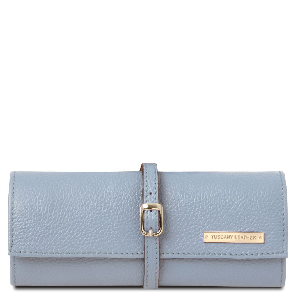 soft-leather-jewellery-case-tl142193 - Vaaleansininen