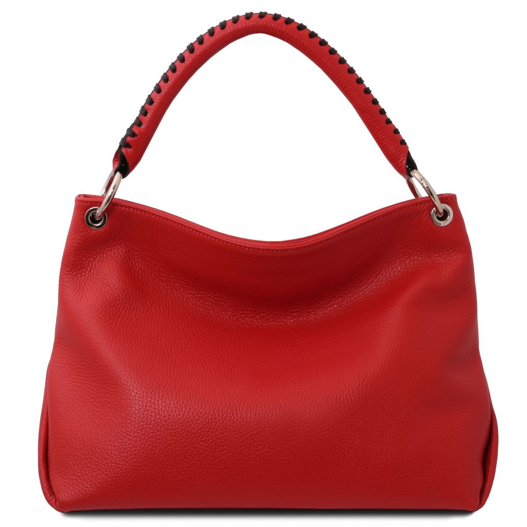 tl-bag-soft-leather-shoulder-bag-tl142087 - Huulipunainen - kuva 3