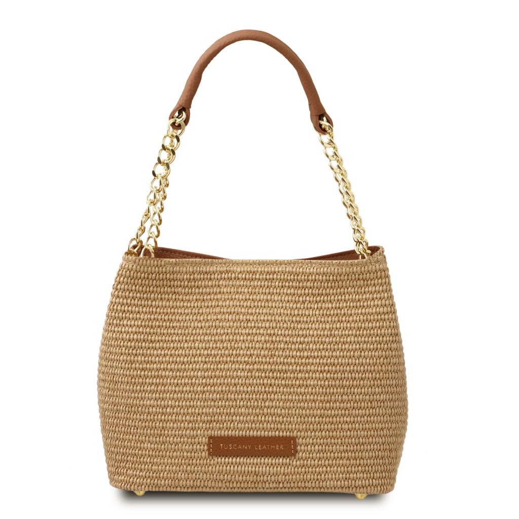 tl-bag-raffia-bucket-bag-tl142208 - Konjakki