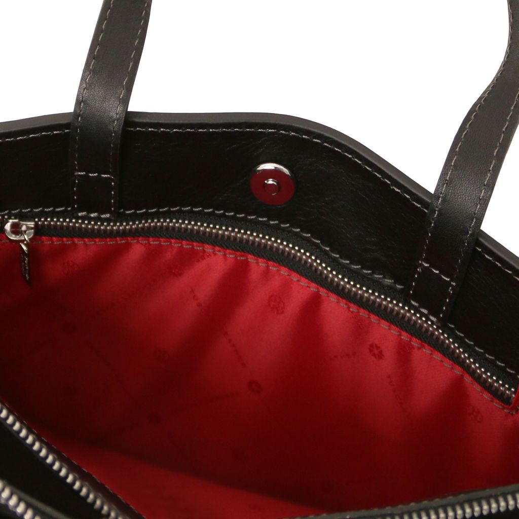 palermo-leather-briefcase-3-compartments-for-women-tl142452 - Musta - kuva 7