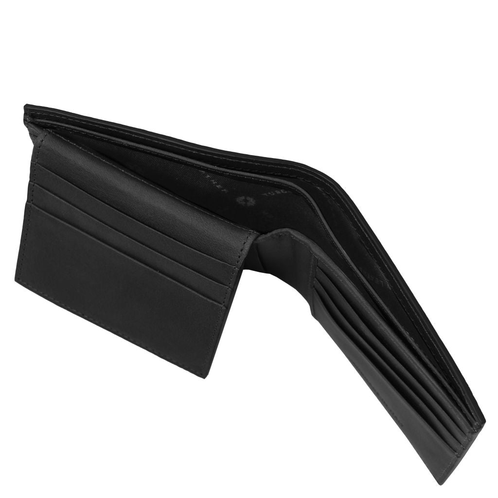 exclusive-3-fold-leather-wallet-for-men-tl142589 - Musta - kuva 5