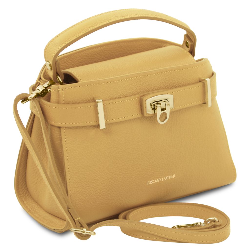 maisy-leather-tote-tl142455 - Pastellinkeltainen - kuva 2
