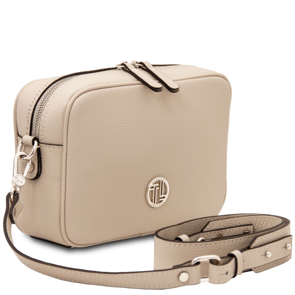 cubetto-leather-shoulder-bag-tl142499 - Beige - kuva 2