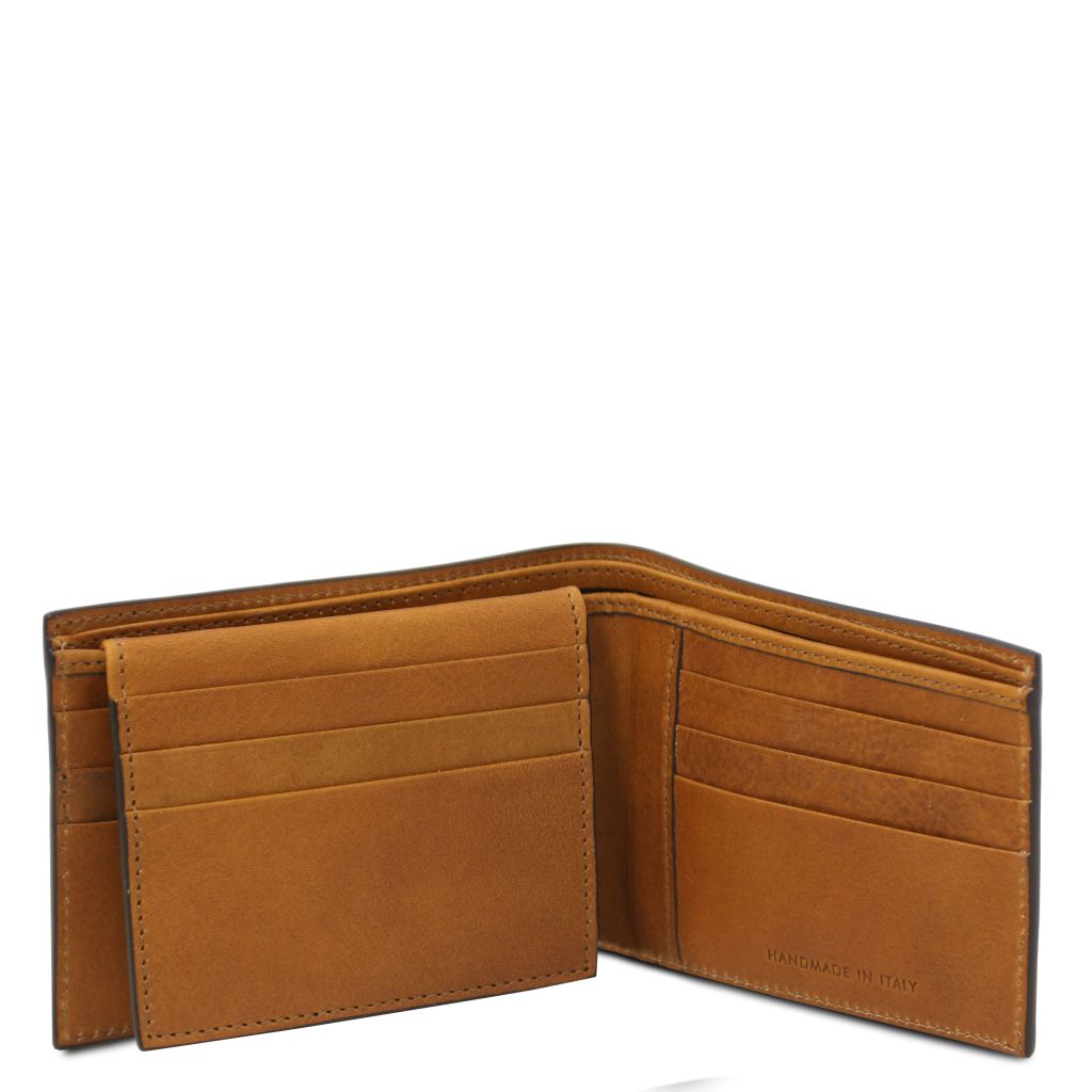 exclusive-3-fold-leather-wallet-for-men-tl142589 - Luonnonväri - kuva 2