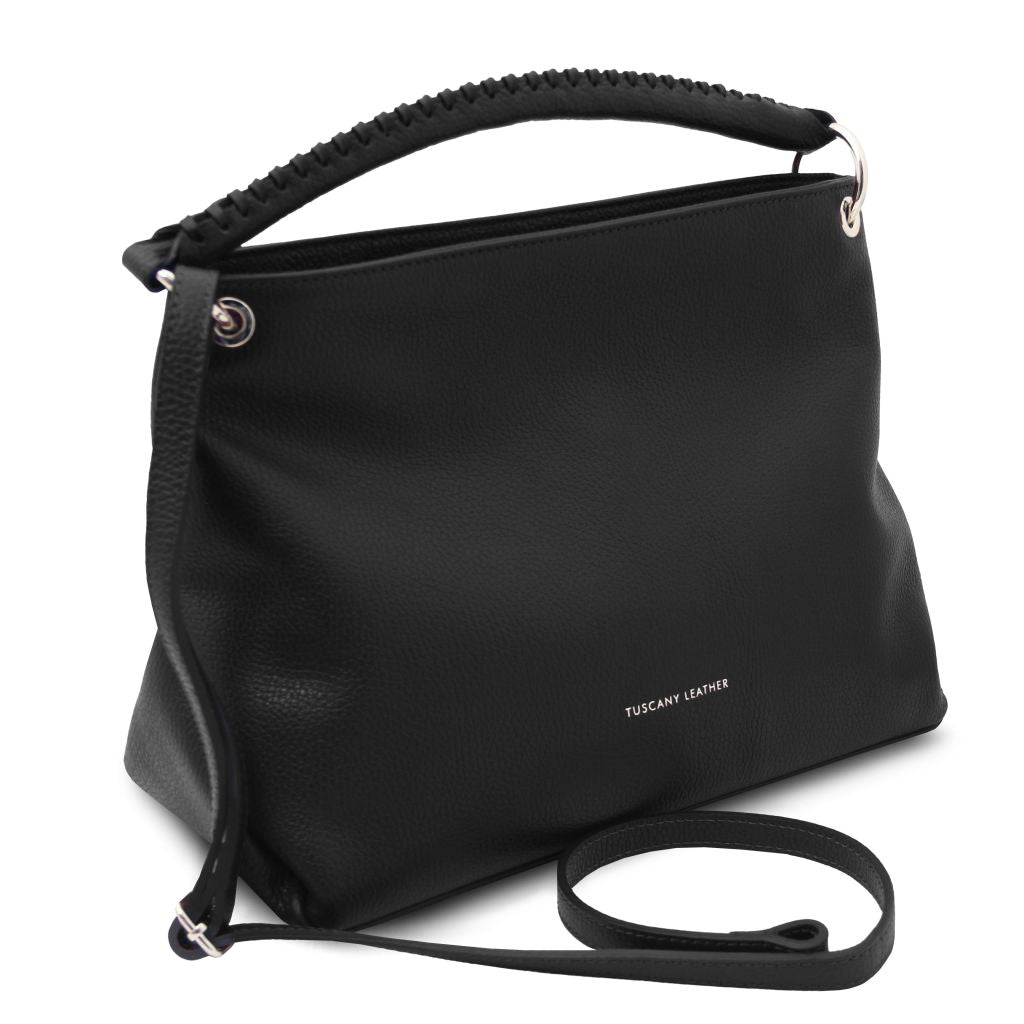 tl-bag-soft-leather-shoulder-bag-tl142087 - Musta - kuva 2