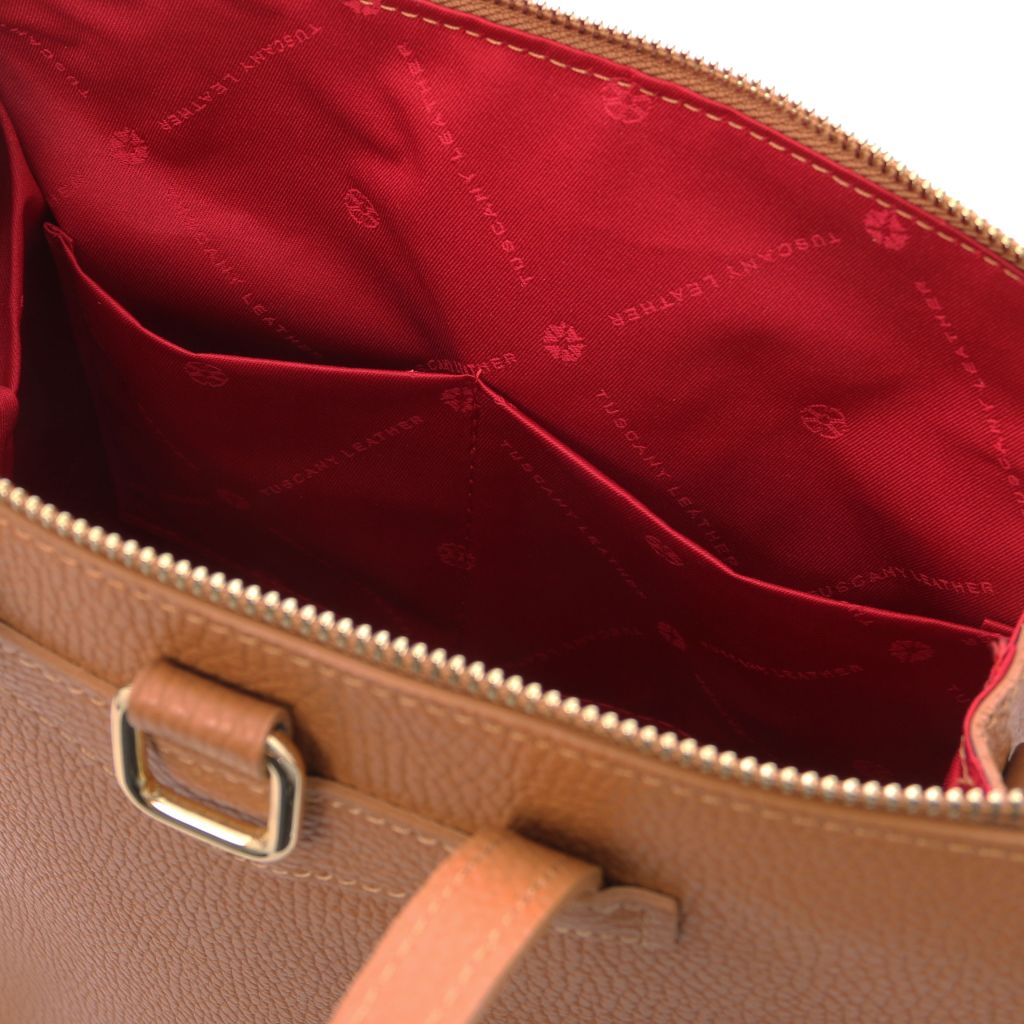 tl-bag-leather-backpack-for-women-tl142211 - Konjakki - kuva 6