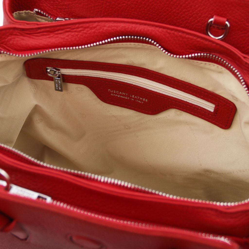 tulipan-leather-handbag-tl141727 - Huulipunainen - kuva 5
