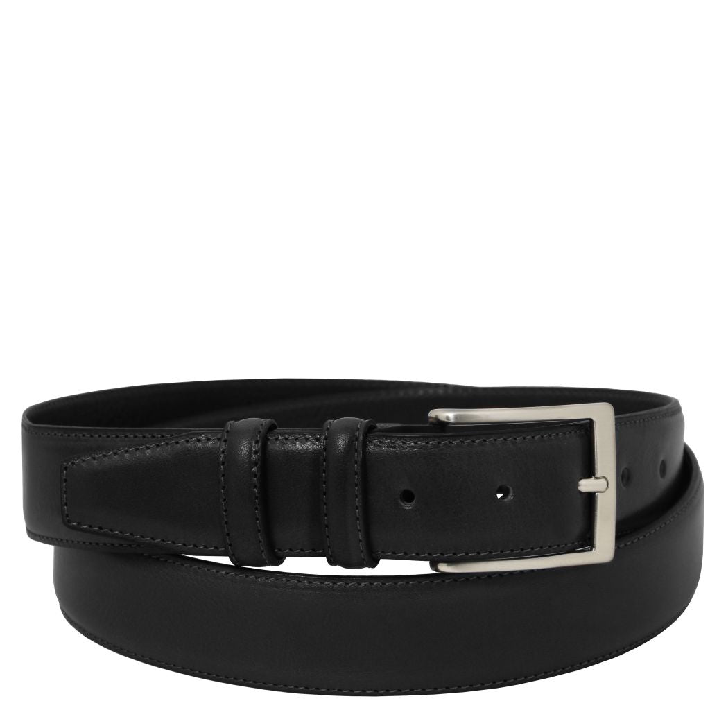 classic-full-grain-leather-belt-35mm-tl142532 - Musta