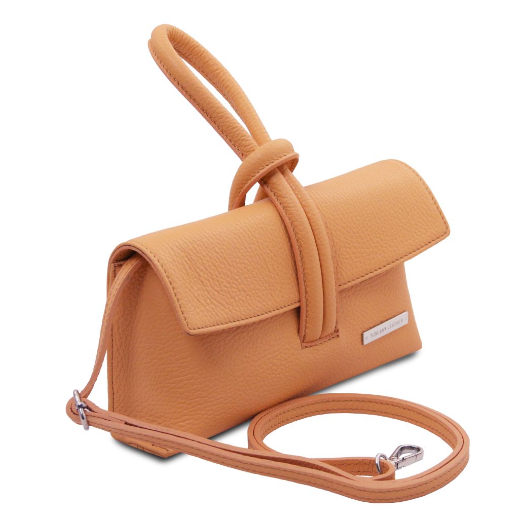 tl-bag-leather-clutch-tl141990 - Aprikoosi - kuva 2
