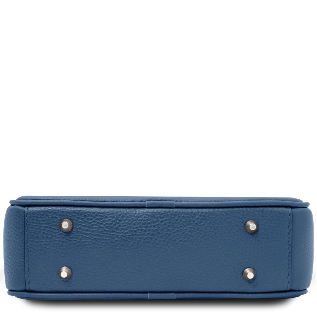 cubetto-leather-shoulder-bag-tl142499 - Deniminsininen - kuva 4