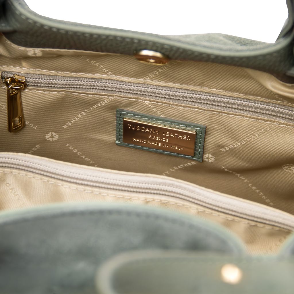 diade-soft-leather-shopping-bag-tl142587 - Mintunvihreä - kuva 5