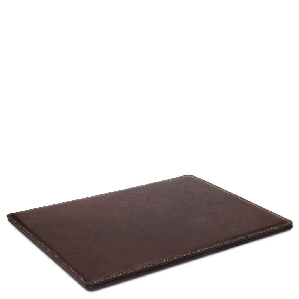 leather-desk-pad-with-inner-compartment-tl142054 - Tummanruskea - kuva 2