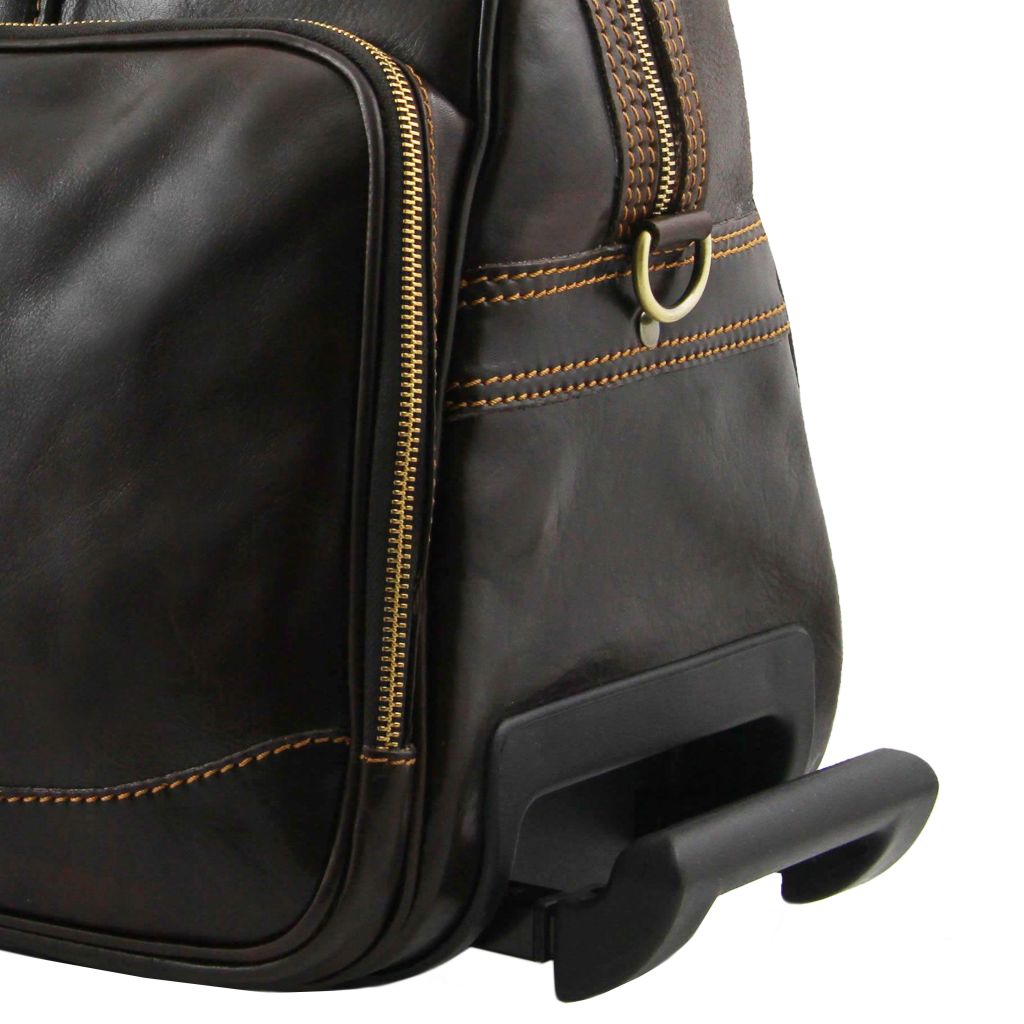 bora-bora-trolley-leather-bag-large-size-tl3067 - Tummanruskea - kuva 4
