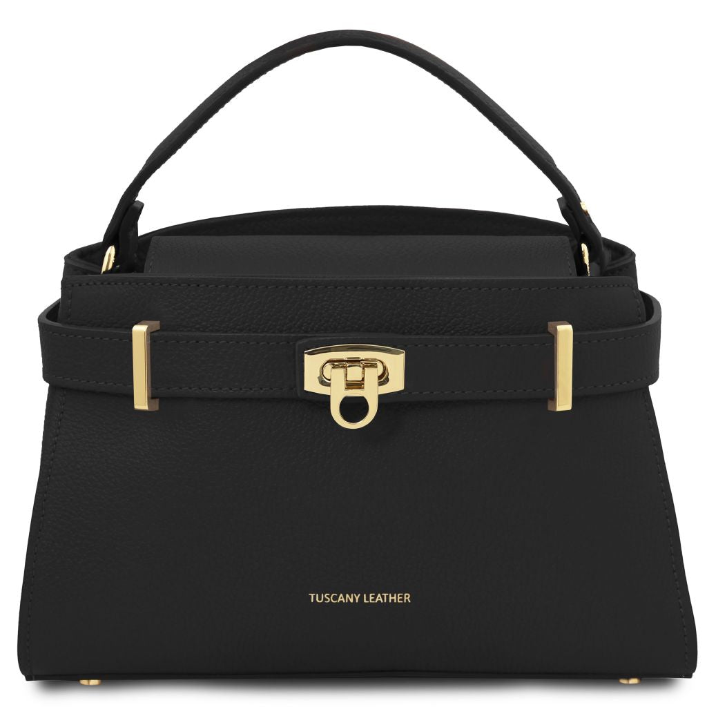 maisy-leather-tote-tl142455 - Musta