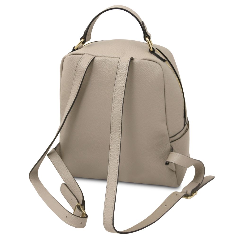 prisma-soft-leather-backpack-tl142483 - Vaalea taupe - kuva 3