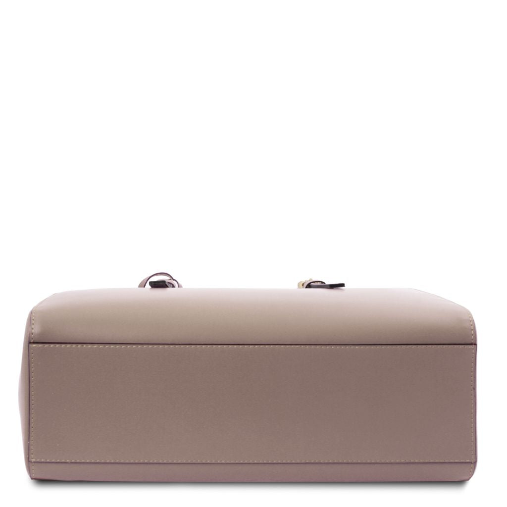 tl-bag-leather-shoulder-bag-tl142037 - Vaalea taupe - kuva 4