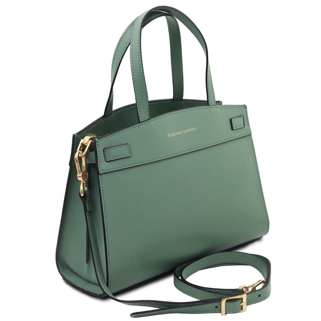 musa-leather-handbag-tl142560 - Mintunvihreä - kuva 2
