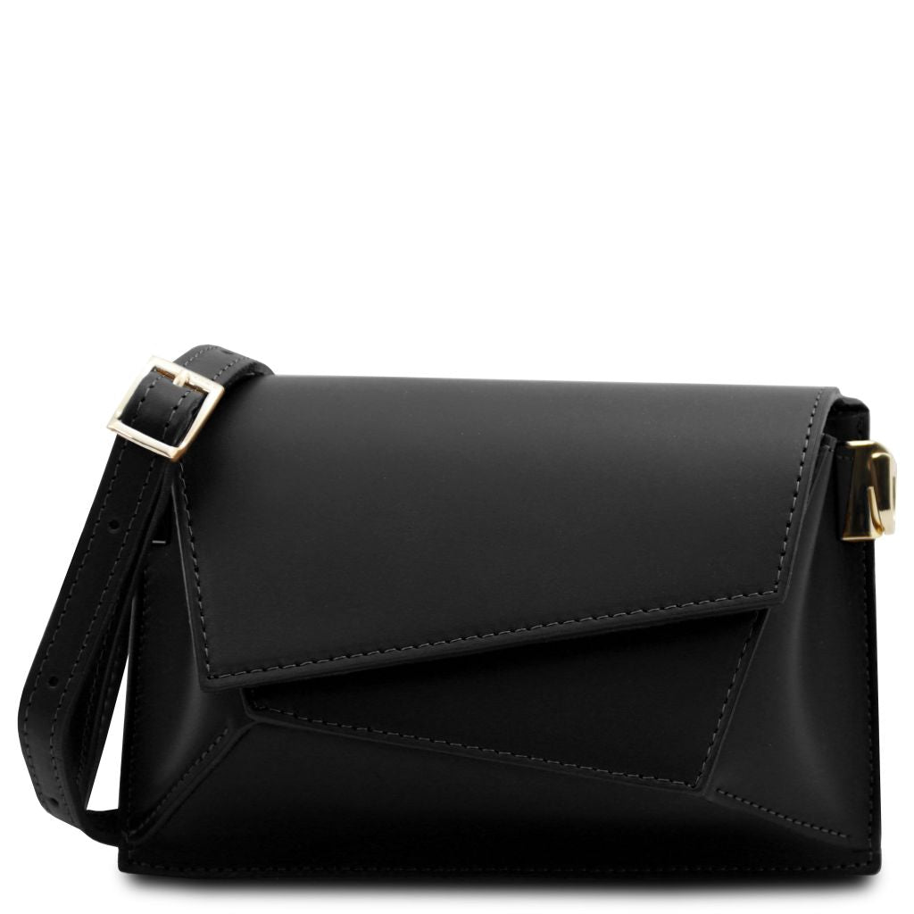 tl-bag-leather-shoulder-bag-tl142253 - Musta